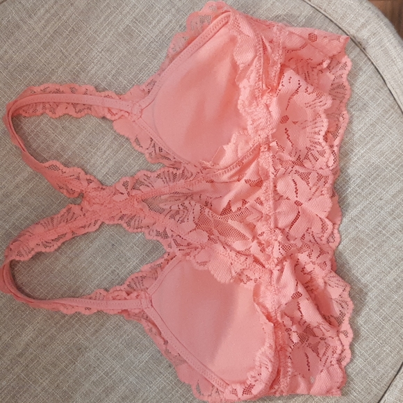 Pink Lace Aerie Bralette - Picture 3 of 4